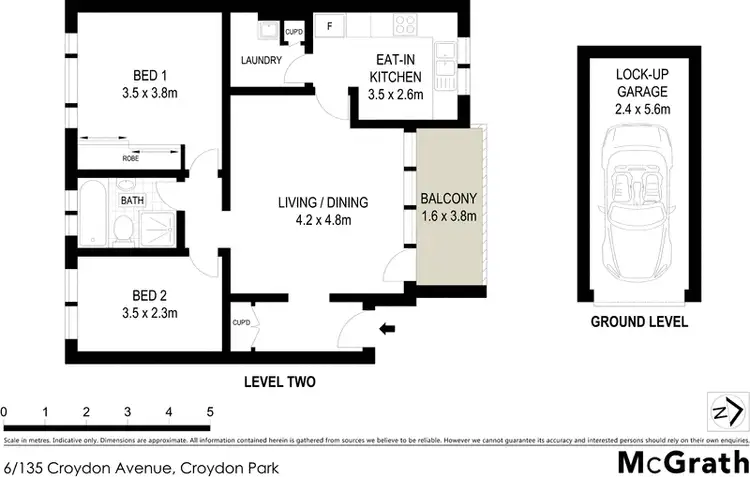 Floorplan of Homely apartment listing, 6/135 Croydon Avenue, Croydon Park NSW 2133