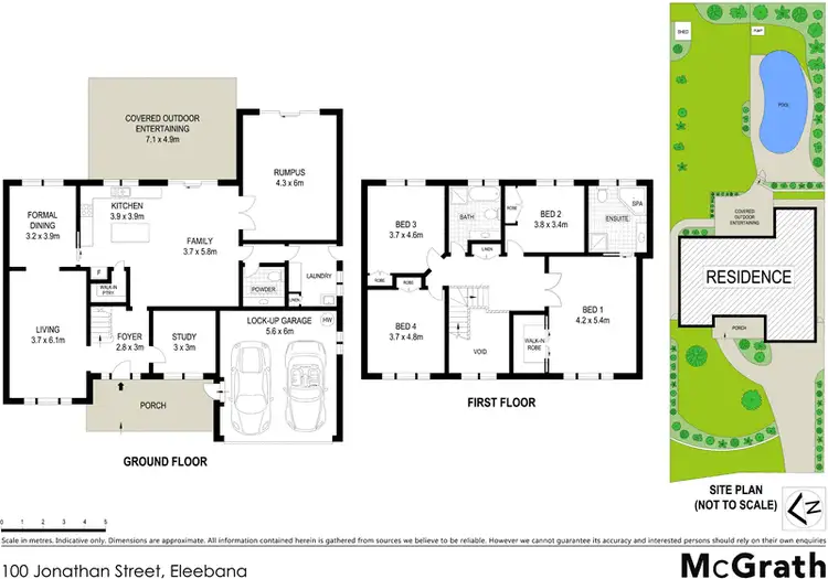 Floorplan of Homely house listing, 100 Jonathan Street, Eleebana NSW 2282