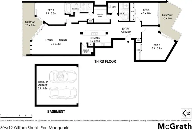 Floorplan of Homely apartment listing, 306/12 William Street, Port Macquarie NSW 2444