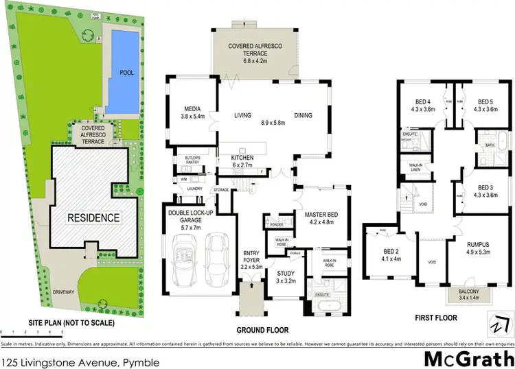 Floorplan of Homely house listing, 125 Livingstone Avenue, Pymble NSW 2073