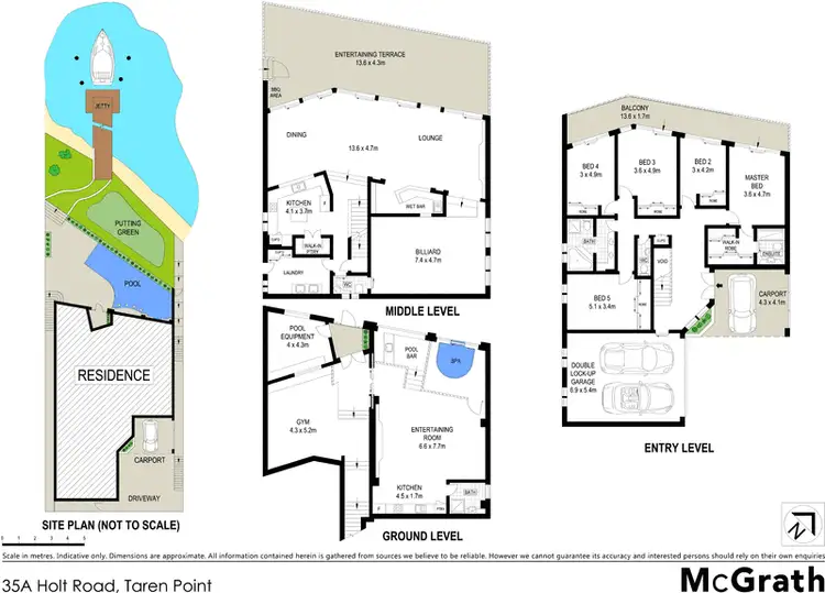Floorplan of Homely house listing, 35A Holt Road, Taren Point NSW 2229