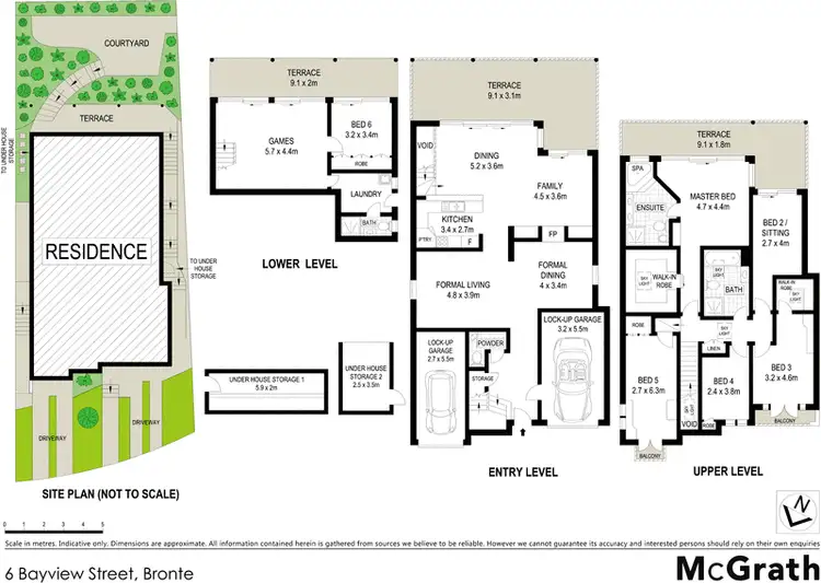 Floorplan of Homely house listing, 6 Bayview Street, Bronte NSW 2024