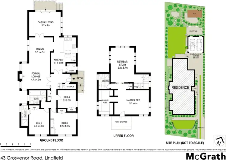 Floorplan of Homely house listing, 43 Grosvenor Road, Lindfield NSW 2070