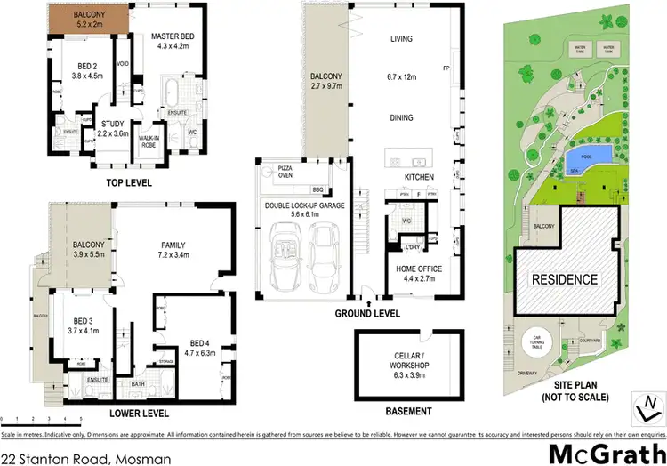 Floorplan of Homely house listing, 22 Stanton Road, Mosman NSW 2088