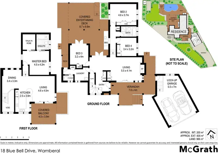 Floorplan of Homely house listing, 18 Blue Bell Drive, Wamberal NSW 2260
