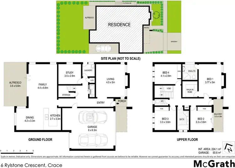 Floorplan of Homely house listing, 6 Rylstone Crescent, Crace ACT 2911