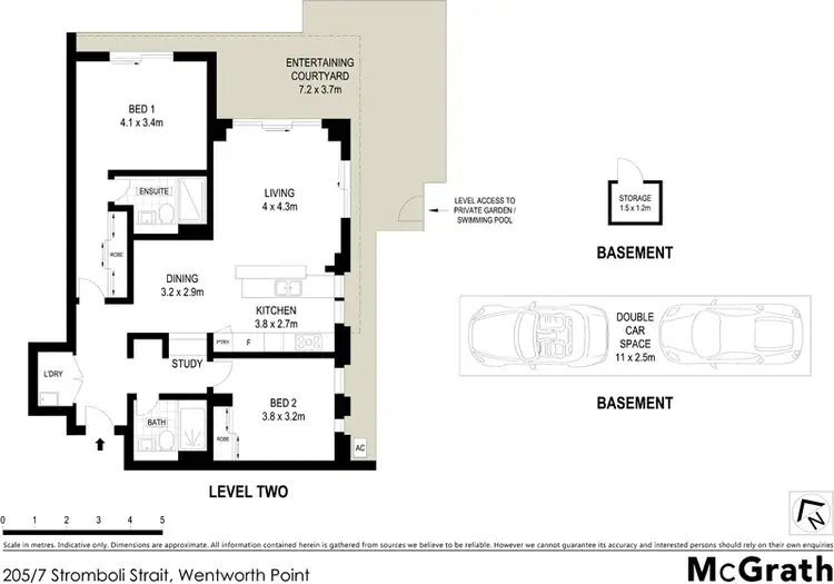 Floorplan of Homely apartment listing, 205/7 Stromboli Strait, Wentworth Point NSW 2127