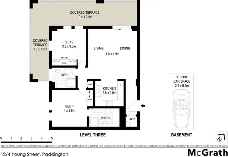 Floorplan of Homely apartment listing, Lot 11/4 Young Street, Paddington NSW 2021