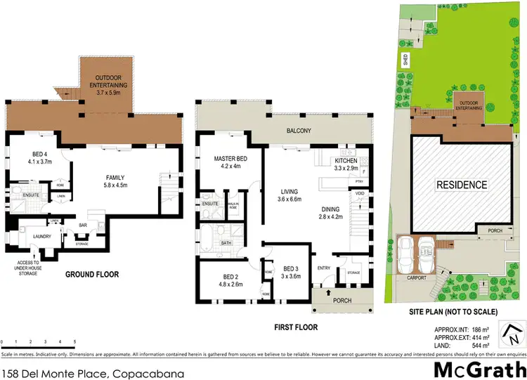 Floorplan of Homely house listing, 158 Del Monte Place, Copacabana NSW 2251