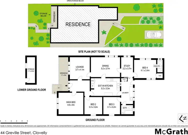Floorplan of Homely house listing, 44 Greville Street, Clovelly NSW 2031