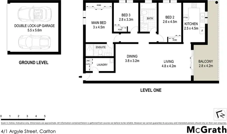 Floorplan of Homely apartment listing, 4/1 Argyle Street, Carlton NSW 2218