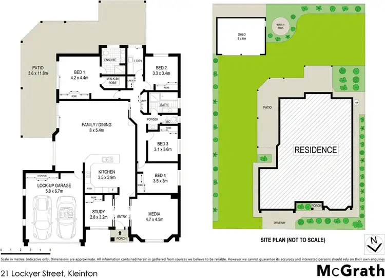 Floorplan of Homely house listing, 21 Lockyer Street, Kleinton QLD 4352