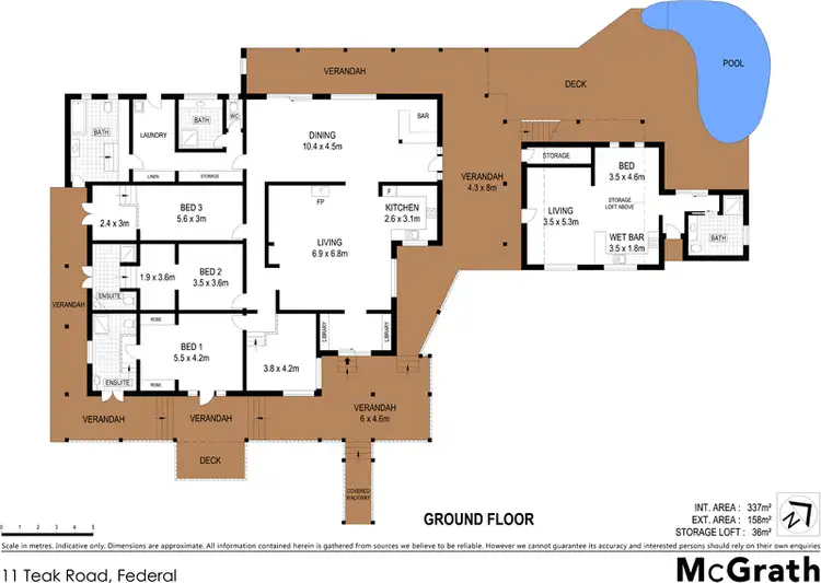 Floorplan of Homely house listing, 11 Teak Road, Federal NSW 2480