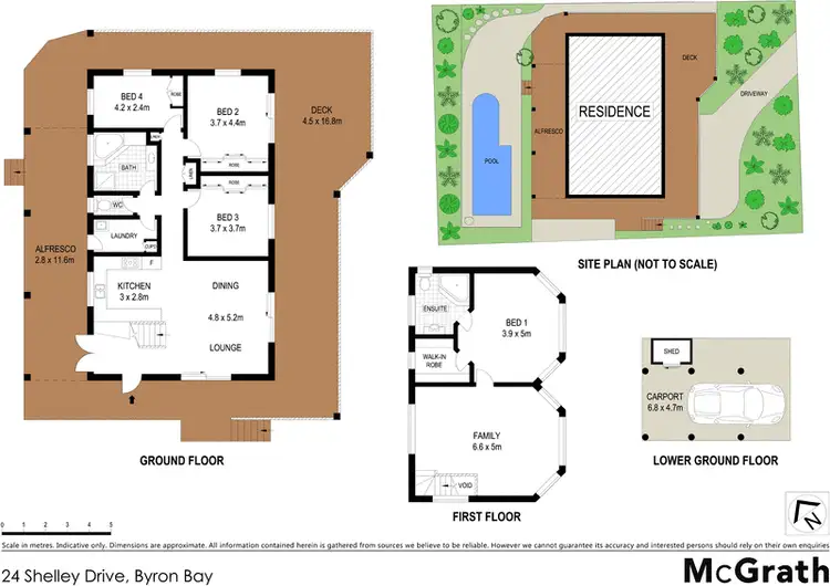 Floorplan of Homely house listing, 24 Shelley Drive, Byron Bay NSW 2481