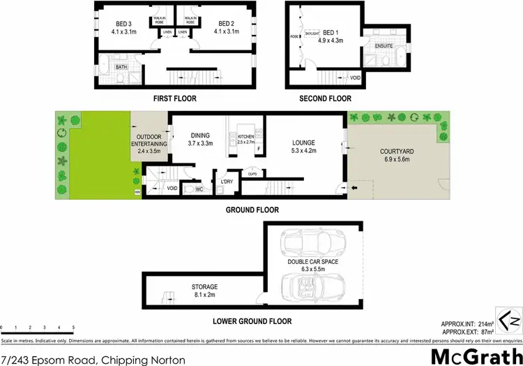 Floorplan of Homely townhouse listing, 7/243 Epsom Road, Chipping Norton NSW 2170