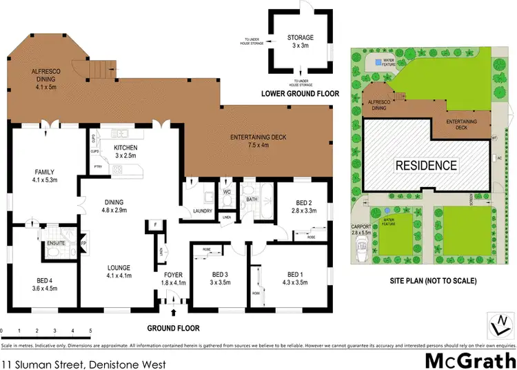 Floorplan of Homely house listing, 11 Sluman Street, Denistone West NSW 2114