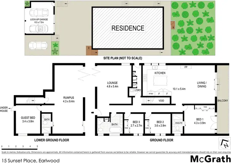 Floorplan of Homely house listing, 15 Sunset Place, Earlwood NSW 2206