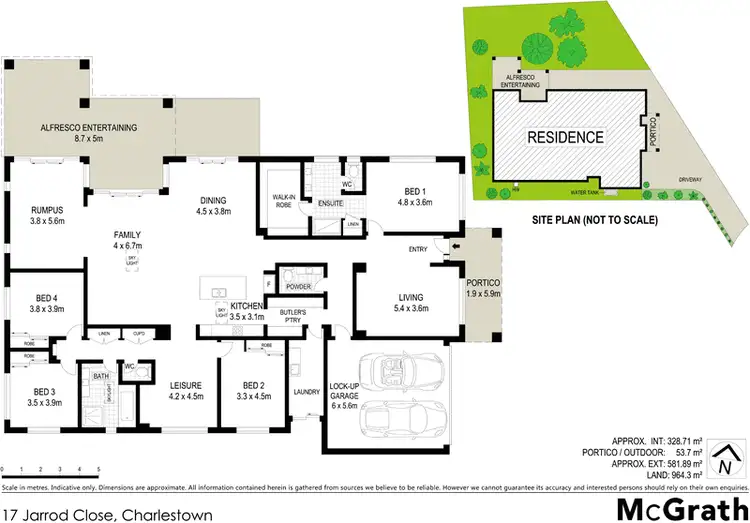 Floorplan of Homely house listing, 17 Jarrod Close, Charlestown NSW 2290