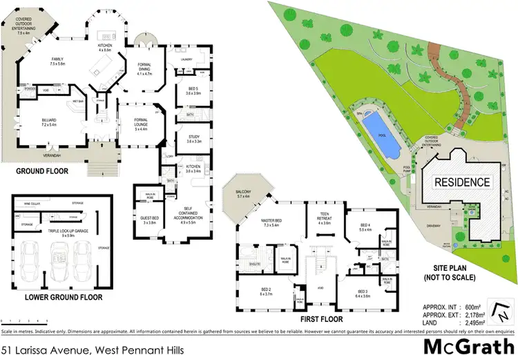 Floorplan of Homely house listing, 51 Larissa Avenue, West Pennant Hills NSW 2125