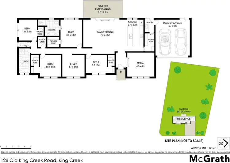 Floorplan of Homely rural property listing, 128 Old King Creek Road, King Creek NSW 2446