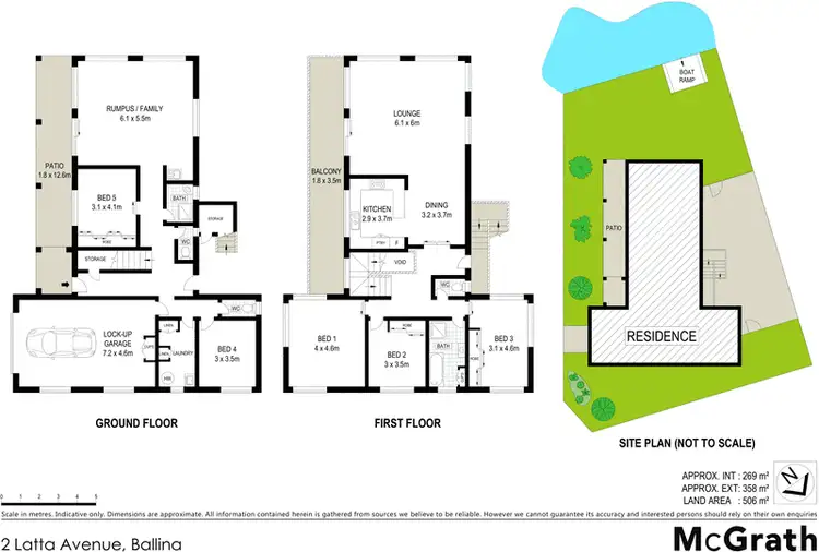 Floorplan of Homely house listing, 2 Latta Avenue, Ballina NSW 2478