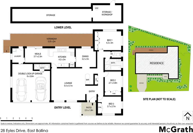 Floorplan of Homely house listing, 28 Eyles Drive, East Ballina NSW 2478