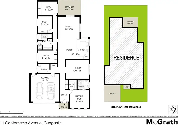 Floorplan of Homely house listing, 11 Cantamessa Avenue, Gungahlin ACT 2912