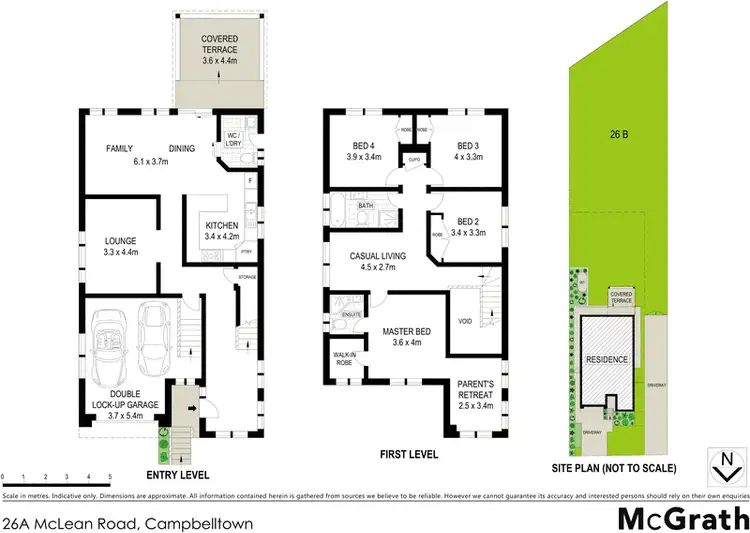 Floorplan of Homely house listing, 26A McLean Road, Campbelltown NSW 2560
