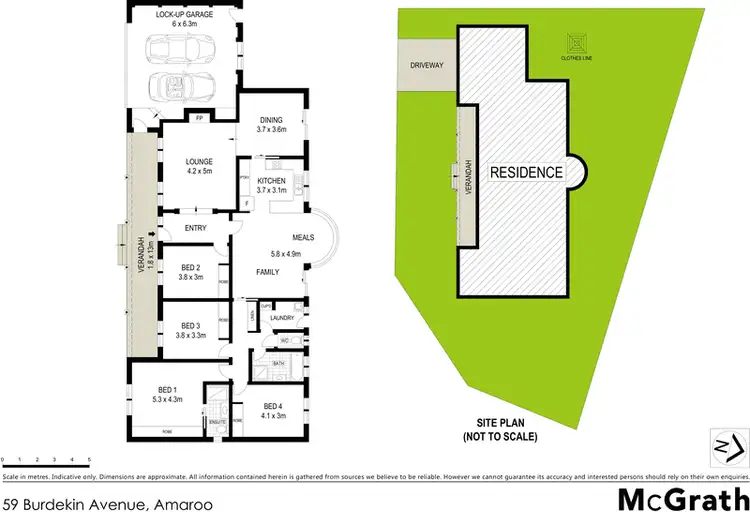 Floorplan of Homely house listing, 59 Burdekin Avenue, Amaroo ACT 2914