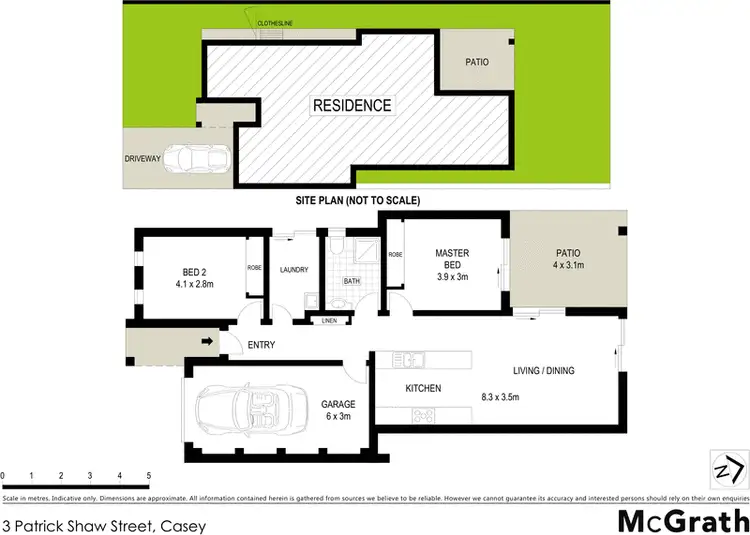 Floorplan of Homely house listing, 3 Patrick Shaw Street, Casey ACT 2913