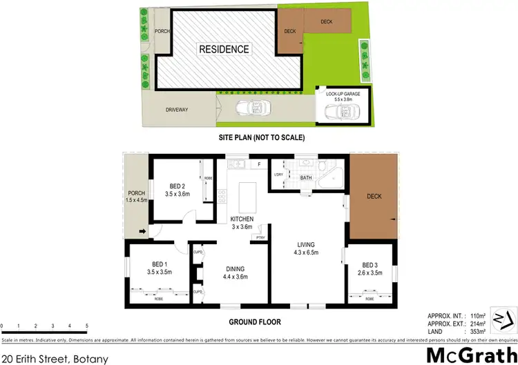 Floorplan of Homely house listing, 20 Erith Street, Botany NSW 2019