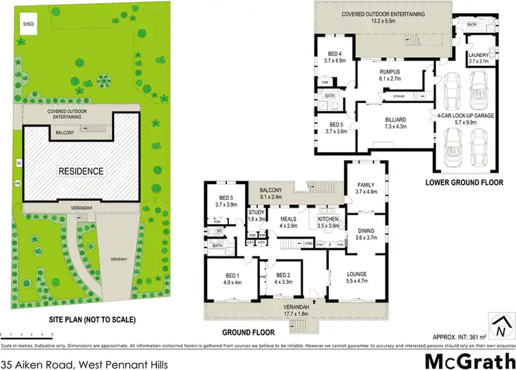 Floorplan of Homely house listing, 35 Aiken Road, West Pennant Hills NSW 2125