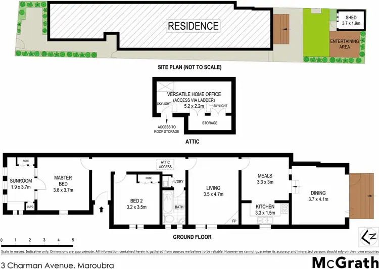 Floorplan of Homely house listing, 3 Charman Avenue, Maroubra NSW 2035