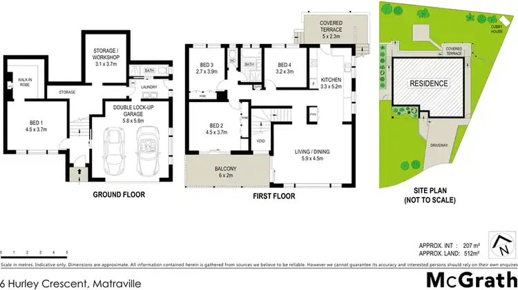 Floorplan of Homely house listing, 6 Hurley Crescent, Matraville NSW 2036