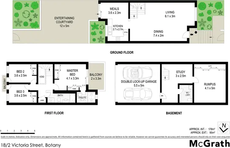 Floorplan of Homely townhouse listing, 18/2 Victoria Street, Botany NSW 2019