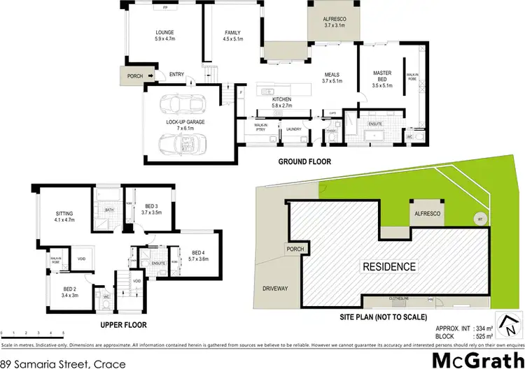Floorplan of Homely house listing, 89 Samaria Street, Crace ACT 2911
