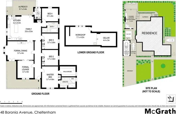 Floorplan of Homely house listing, 48 Boronia Avenue, Cheltenham NSW 2119