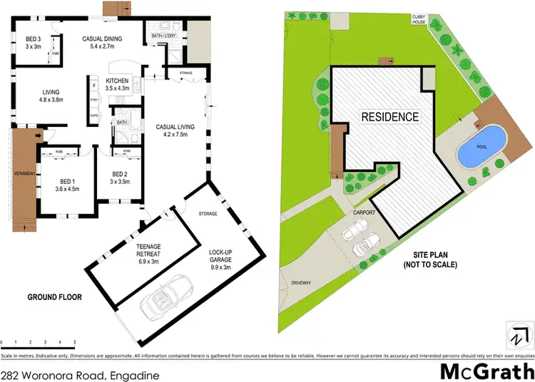 Floorplan of Homely house listing, 282 Woronora Road, Engadine NSW 2233
