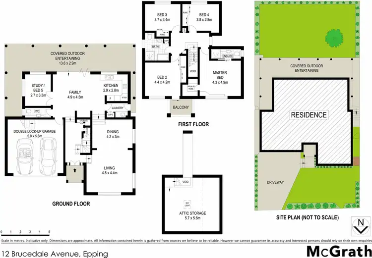 Floorplan of Homely house listing, 12 Brucedale Avenue, Epping NSW 2121