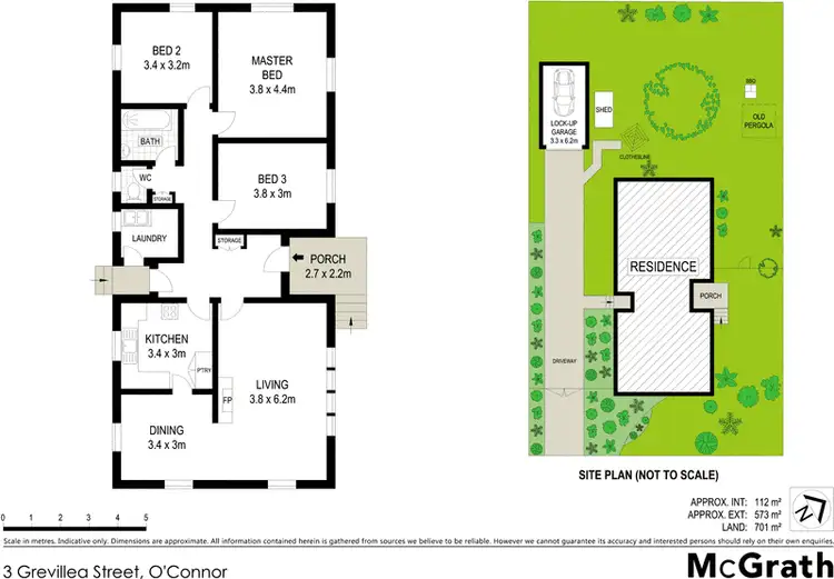 Floorplan of Homely house listing, 3 Grevillea Street, O'connor ACT 2602