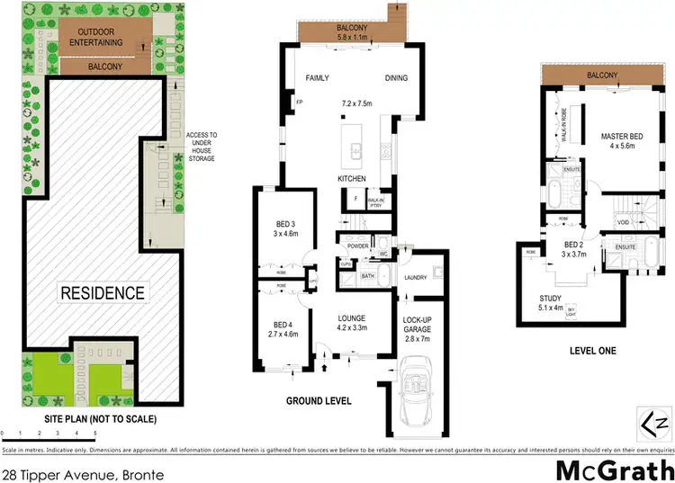 Floorplan of Homely house listing, 28 Tipper Avenue, Bronte NSW 2024