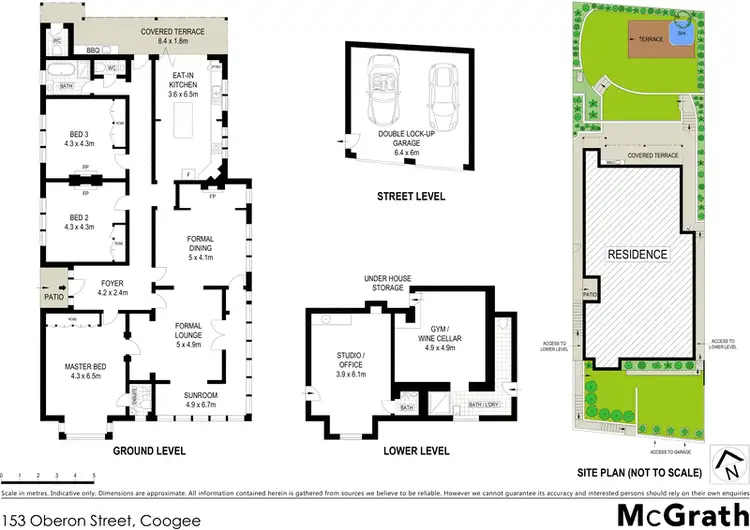 Floorplan of Homely house listing, 153 Oberon Street, Coogee NSW 2034