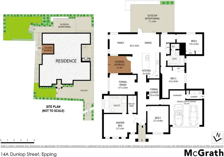 Floorplan of Homely house listing, 14A Dunlop Street, Epping NSW 2121