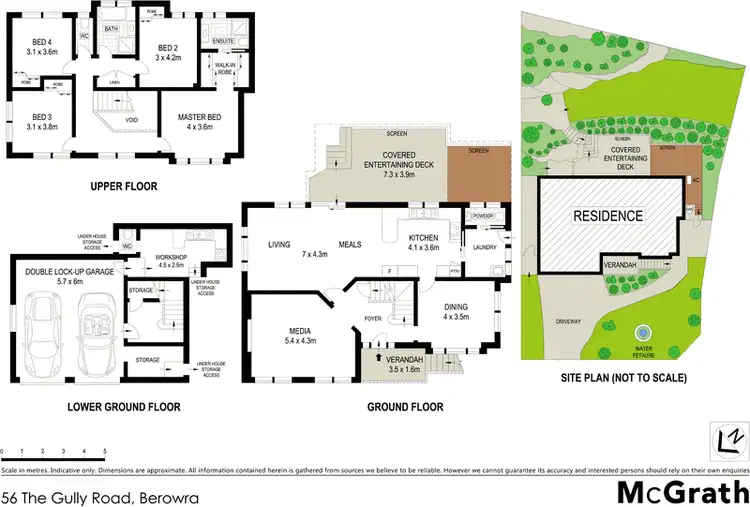 Floorplan of Homely house listing, 56 The Gully Road, Berowra NSW 2081