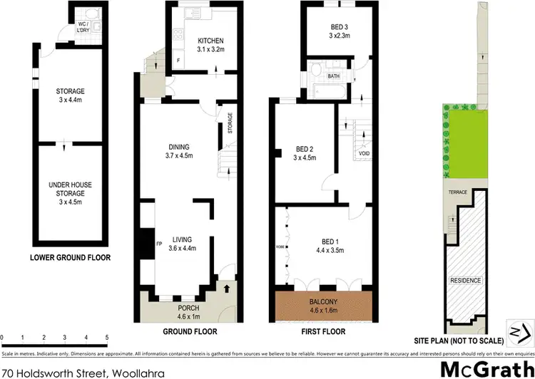 Floorplan of Homely house listing, 70 Holdsworth Street, Woollahra NSW 2025