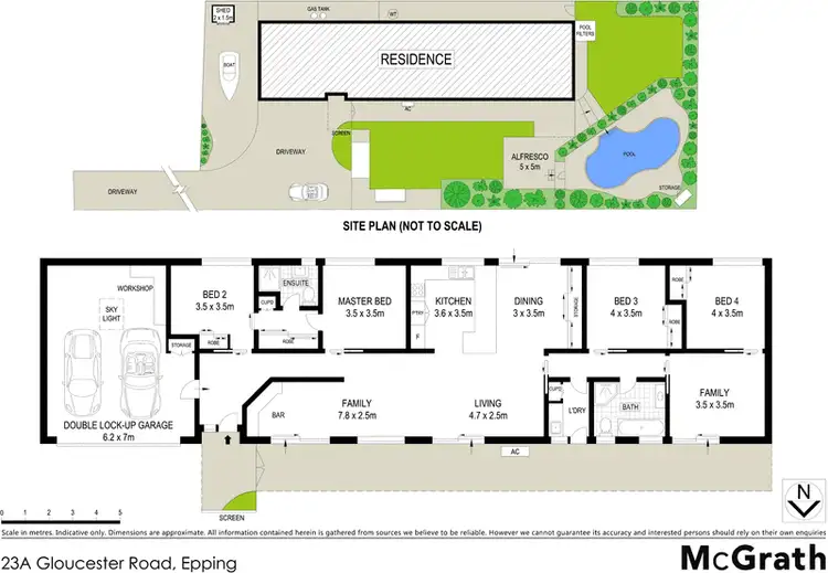 Floorplan of Homely house listing, 23A Gloucester Road, Epping NSW 2121