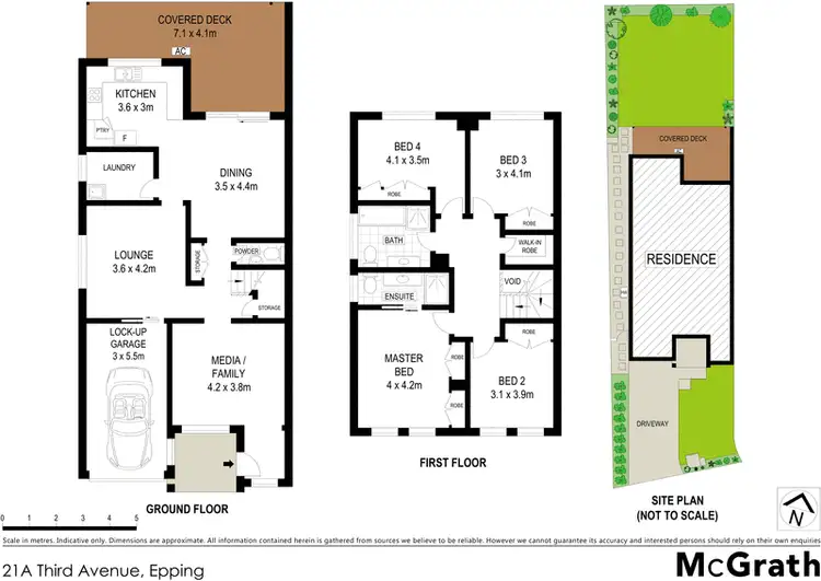 Floorplan of Homely house listing, 21A Third Avenue, Epping NSW 2121