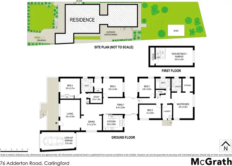 Floorplan of Homely house listing, 76 Adderton Road, Carlingford NSW 2118