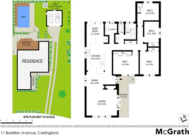 Floorplan of Homely house listing, 11 Barellan Avenue, Carlingford NSW 2118