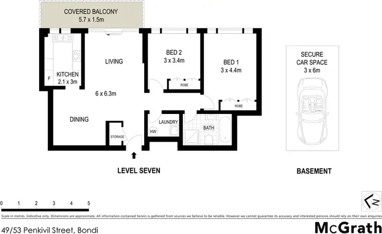 Floorplan of Homely apartment listing, 49/53 Penkivil Street, Bondi NSW 2026